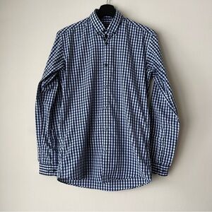 Cedar Wood State Blue Gingham Slim Fit Button Down Shirt